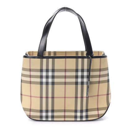 Burberry House Check Small Tote Black 1 of 11