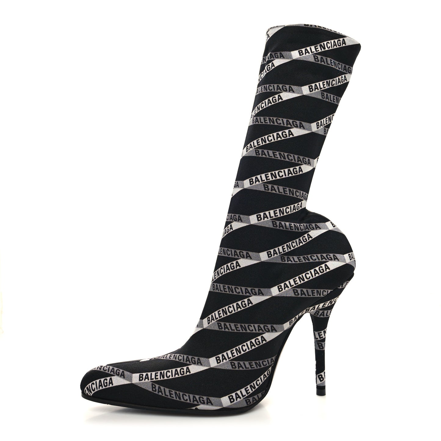 Spandex Losange Monogram 110mm Booties 39 Gris Black