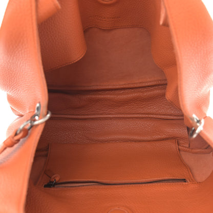 Bottega Veneta Catalano Calfskin Medium Campana Clementine 5 of 12