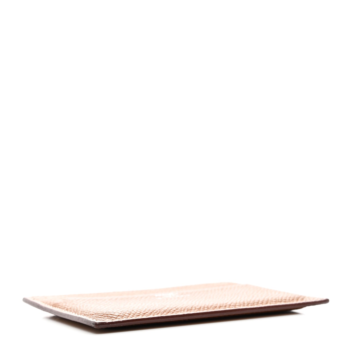Epsom Citizen Twill Card Case Gold