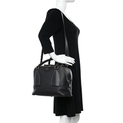 Chloe Calfskin Medium Daria Full Blue 2 of 12