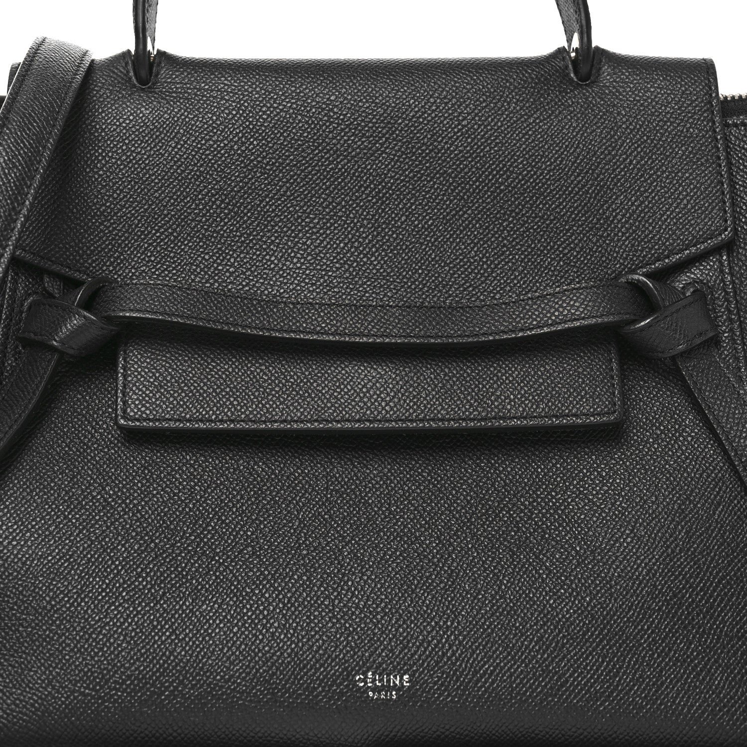 Celine Grained Calfskin Micro Belt Bag Grey 9 of 11