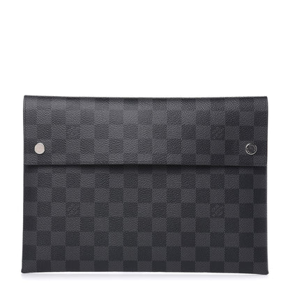 Louis Vuitton Damier Graphite Large Alpha Pochette 1 of 7