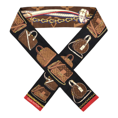 Louis Vuitton Silk Monogram Tribute To Bandeau Marron 1 of 3