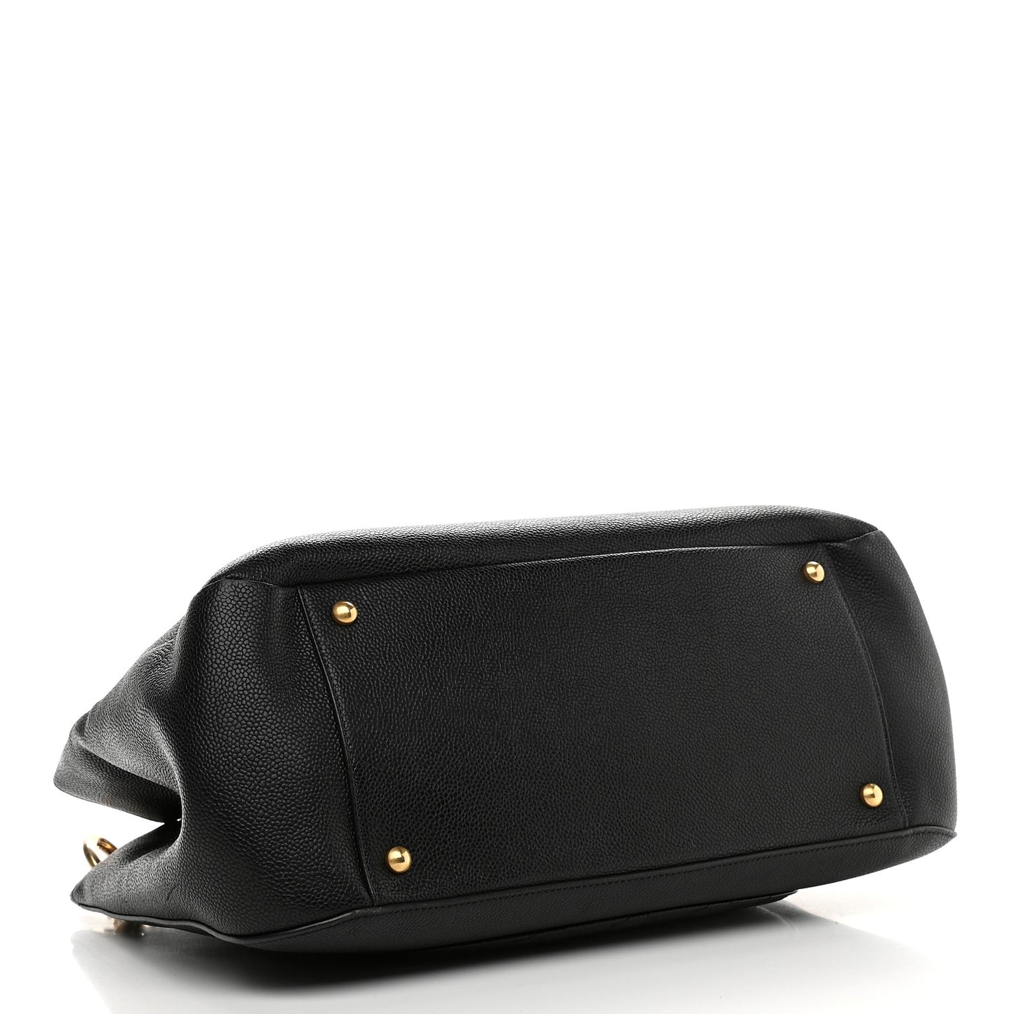 Caviar Large Shopping Tote Black