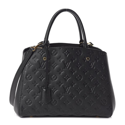 Louis Vuitton Empreinte Montaigne MM Black 1 of 9