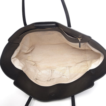Gucci Pebbled Calfskin Medium Swing Tote Black 5 of 9