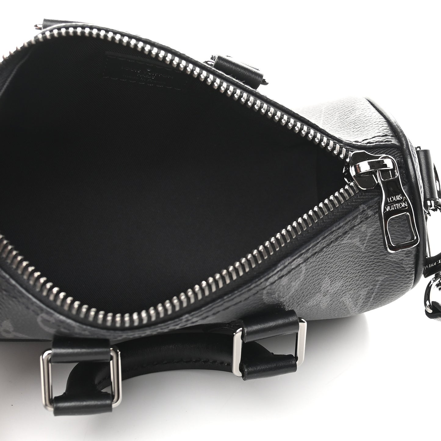 Reverse Monogram Eclipse Keepall XS Black