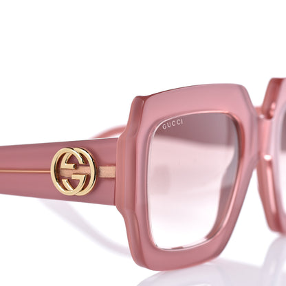 Gucci Square Frame GG0178S Sunglasses Rose Brown 7 of 7
