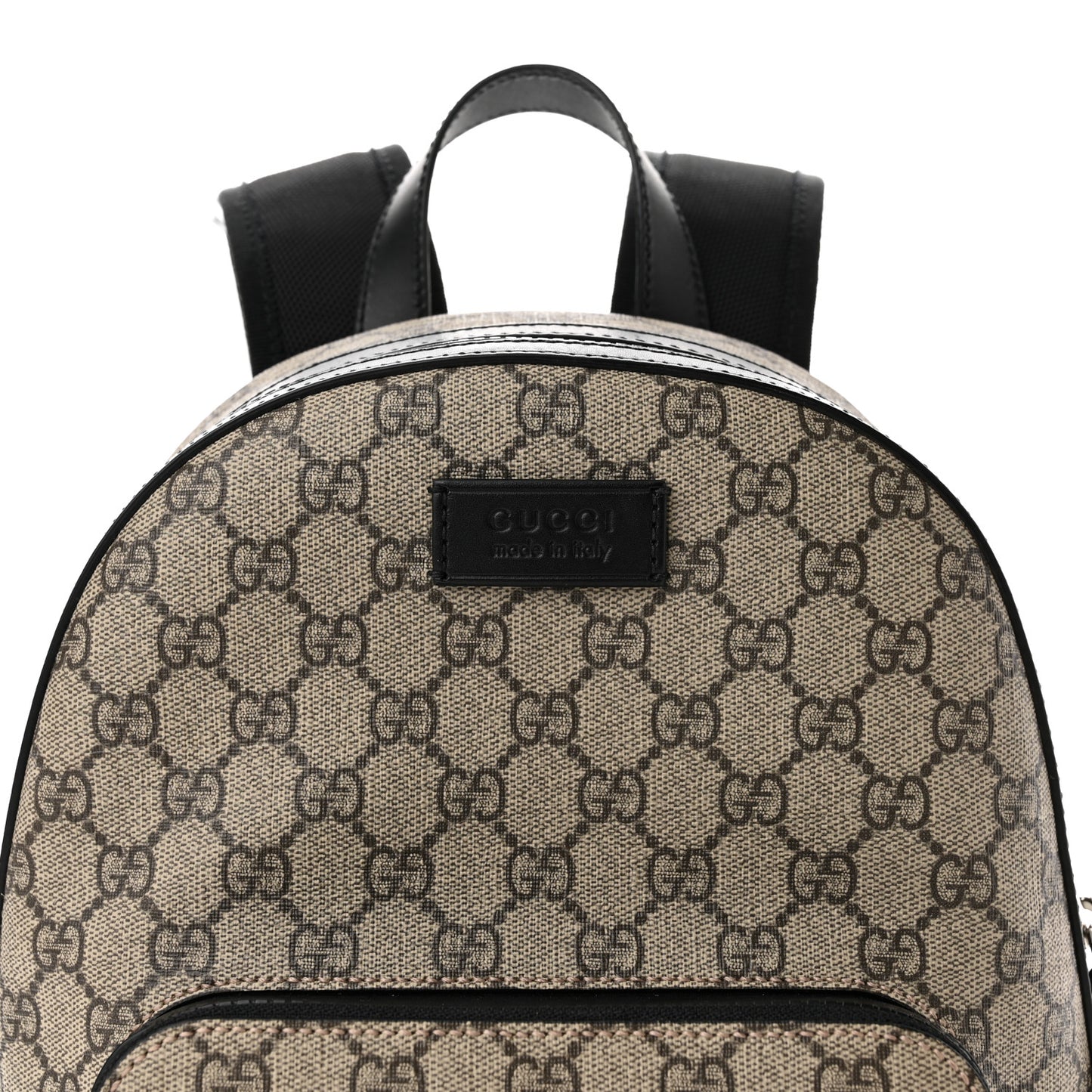 GG Supreme Monogram Small Eden Day Backpack Black