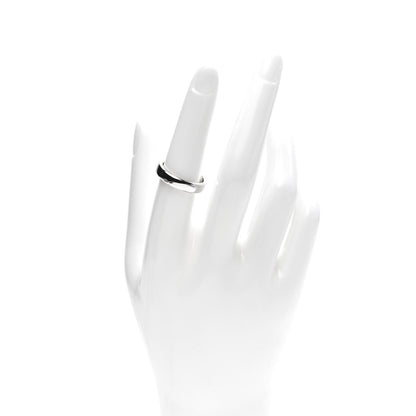 Tiffany Platinum 4.5mm Classic Wedding Band Ring 56 7.5 2 of 4