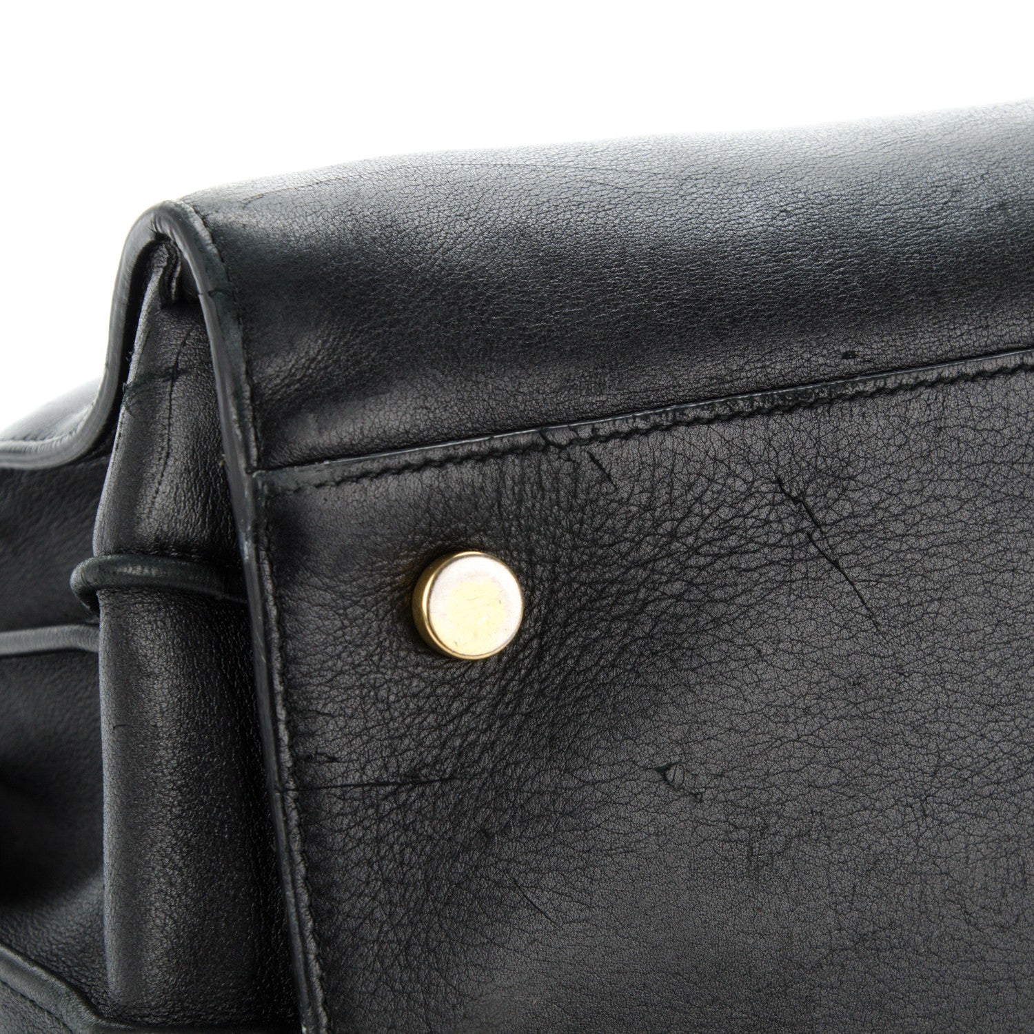 Saint Laurent Calfskin Large Sac De Jour Carryall Black 10 of 13