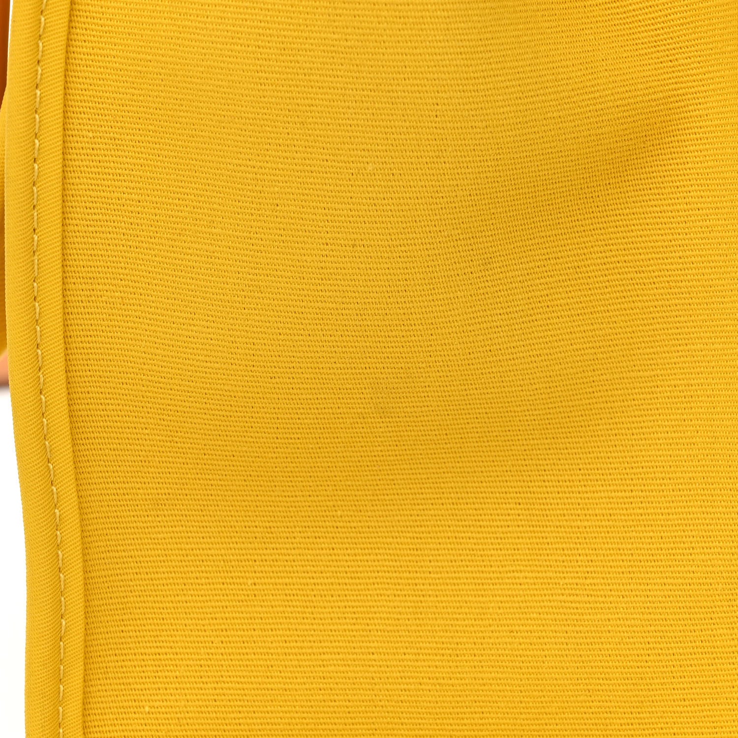 Hermes Vache Hunter Toile Officier Herbag Zip PM 31 PM Natural Jaune De Naples 29 of 29
