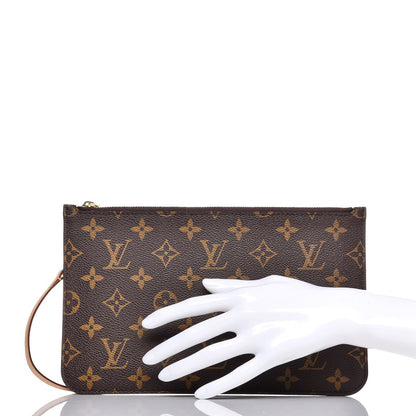 Louis Vuitton Monogram Neverfull MM GM Pochette 2 of 7