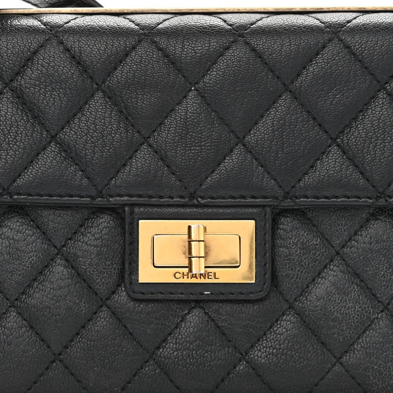 Chanel Goatskin Quilted Rita Flap Black 10 of 14