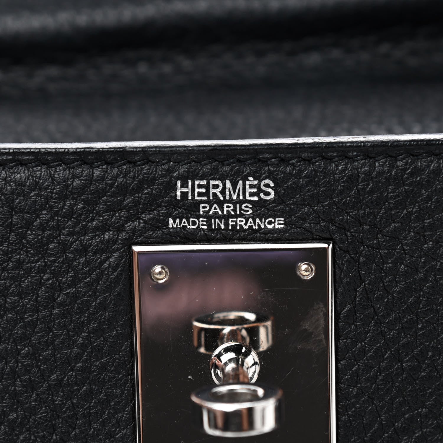 Hermes Togo Kelly Retourne 28 Black 7 of 13