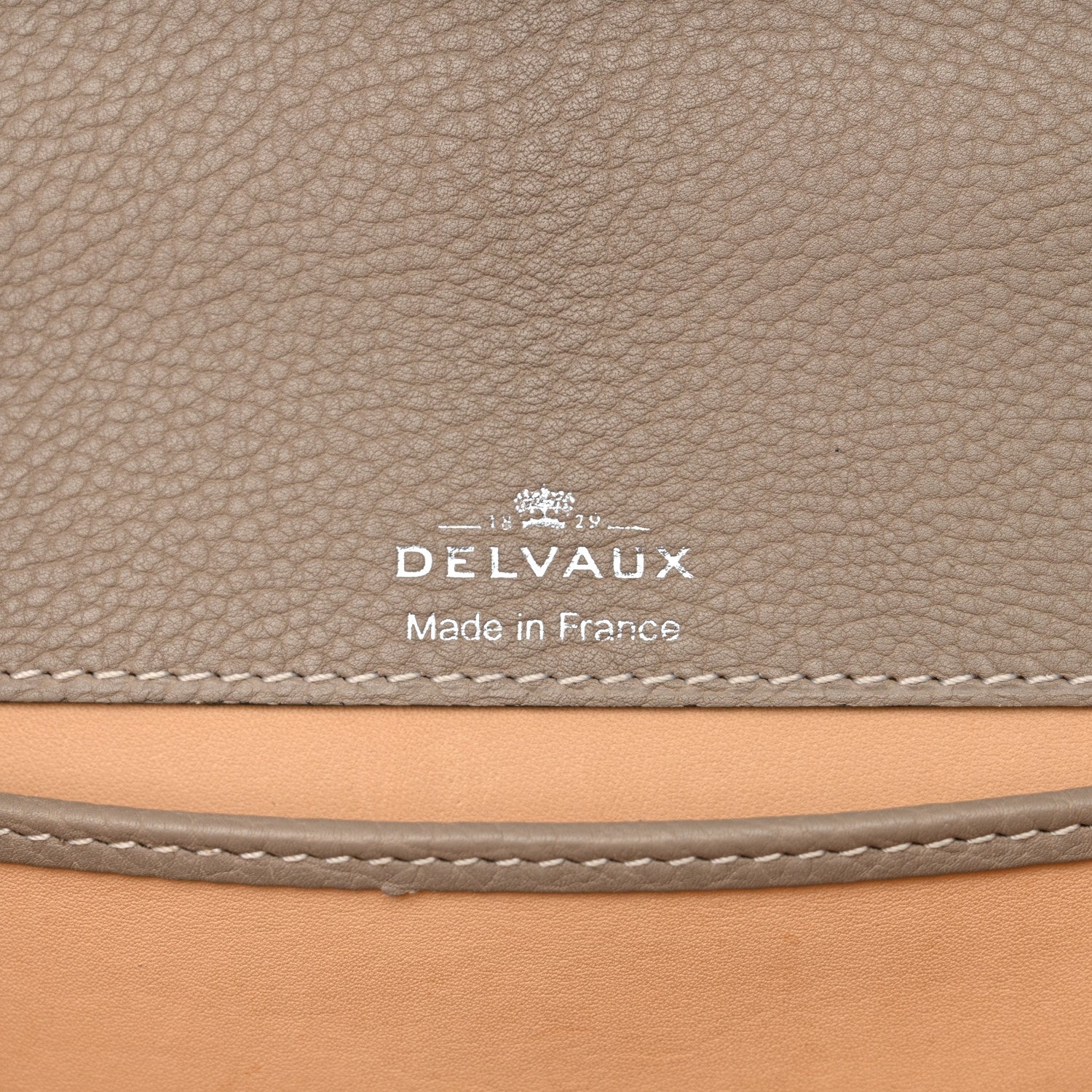 Delvaux Crispy Calfskin Mini Tempete Satchel Tourterelle 6 of 12