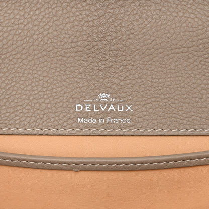 Delvaux Crispy Calfskin Mini Tempete Satchel Tourterelle 6 of 12