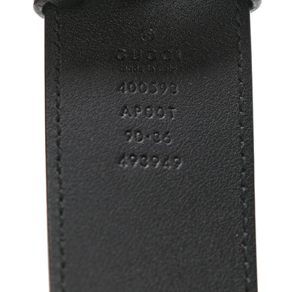 Gucci Calfskin Double G 40mm Belt 90 36 Black 3 of 5