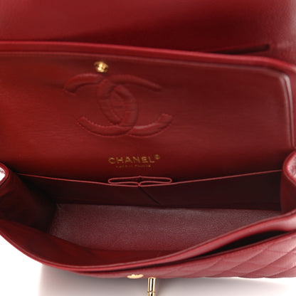 Chanel Caviar Quilted Medium Double Flap Red 5 of 11