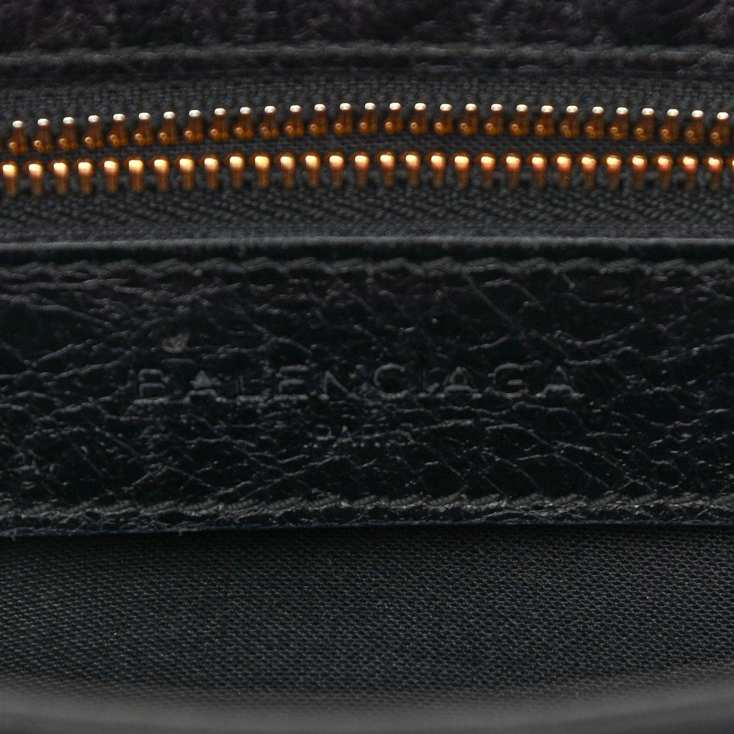 Balenciaga Agneau Giant 12 Gold Hardware Envelope Strap Clutch Black 6 of 12