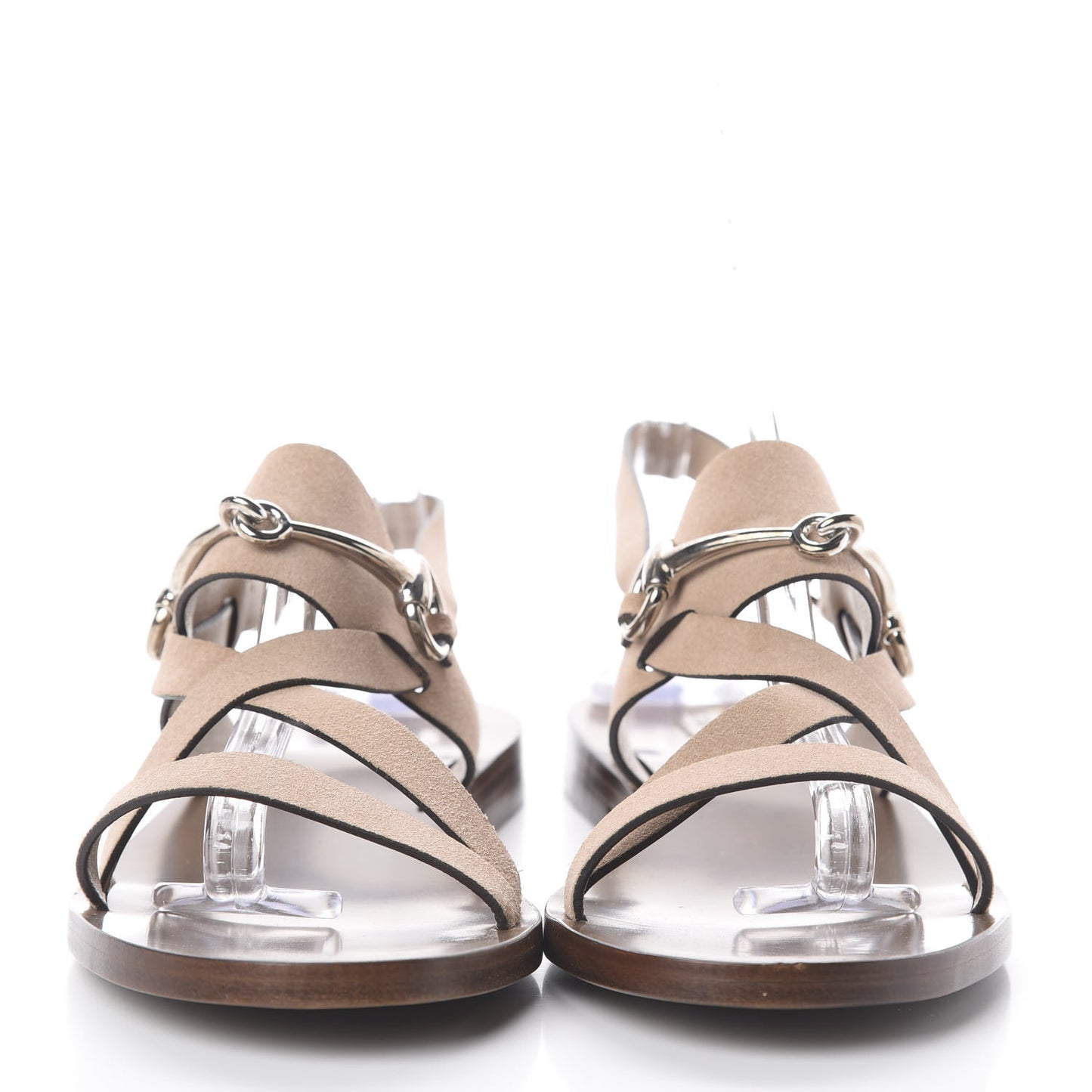 Suede Columbia Reverse Flat Sandals 40 Neutral