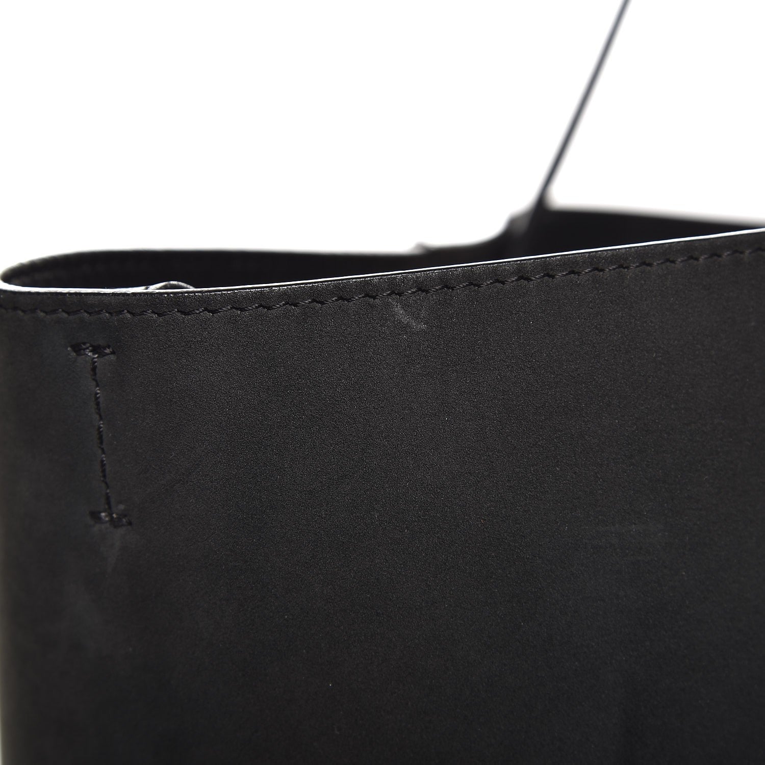 Celine Smooth Calfskin Nubuck Medium Horizontal Cabas Phantom Black 9 of 15