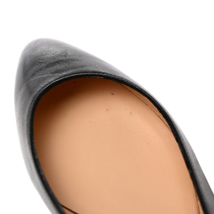 Christian Louboutin Shiny Nappa Ballalla Flats 37.5 Black 8 of 13