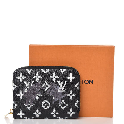 Louis Vuitton Catogram Zippy Coin Purse Black 10 of 10