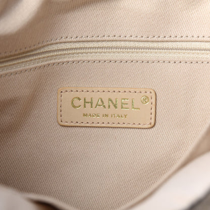 Chanel Crackled Patent Puzzle Tote Black 6 of 10