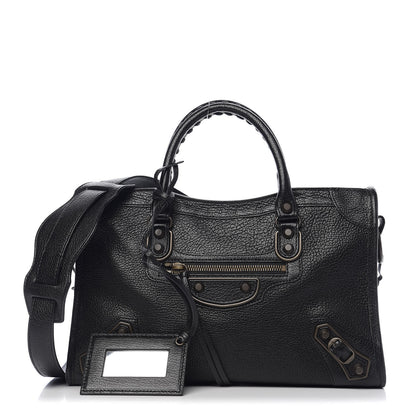 Balenciaga Chevre Classic Hardware Metallic Edge S City Black 1 of 9