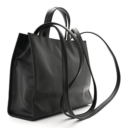 Telfar Vegan Leather Medium Shopping Bag Black 3 of 10