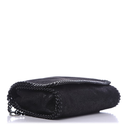 Stella McCartney Shaggy Deer Falabella Crossbody Clutch Black 4 of 9
