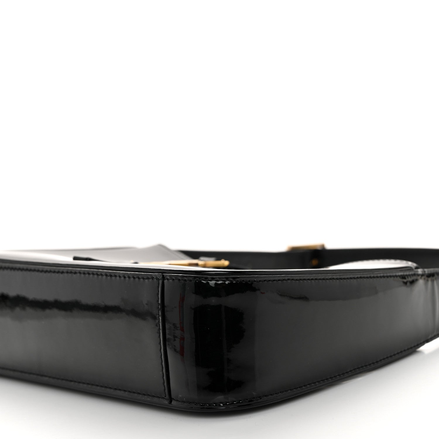 Saint Laurent Patent Le 5 A 7 Hobo Black 10 of 10