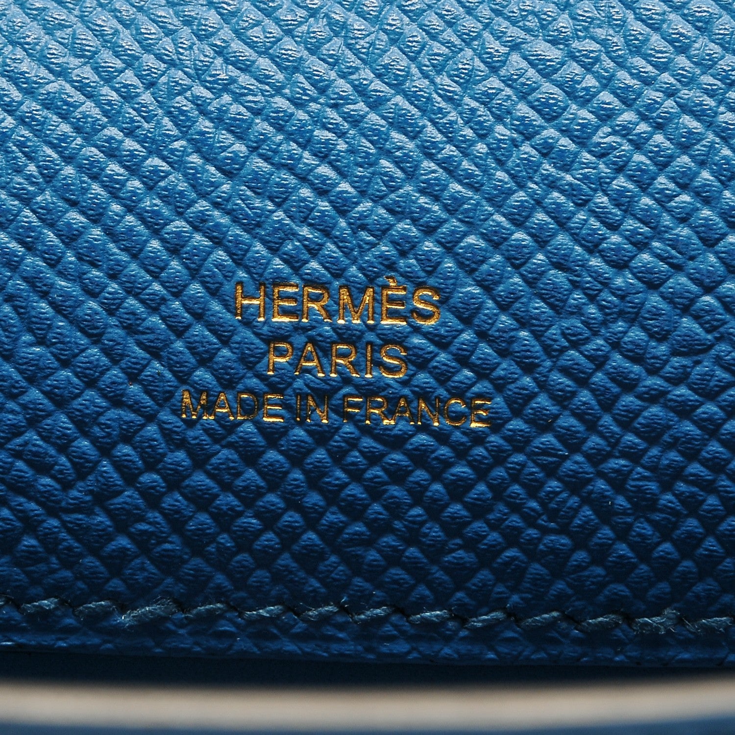 Hermes Epsom Kelly Pochette Clutch Bleu Izmir 15 of 19