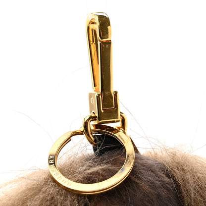 Burberry Faux Fur Thomas Bear Keychain Charm Brown 5 of 5