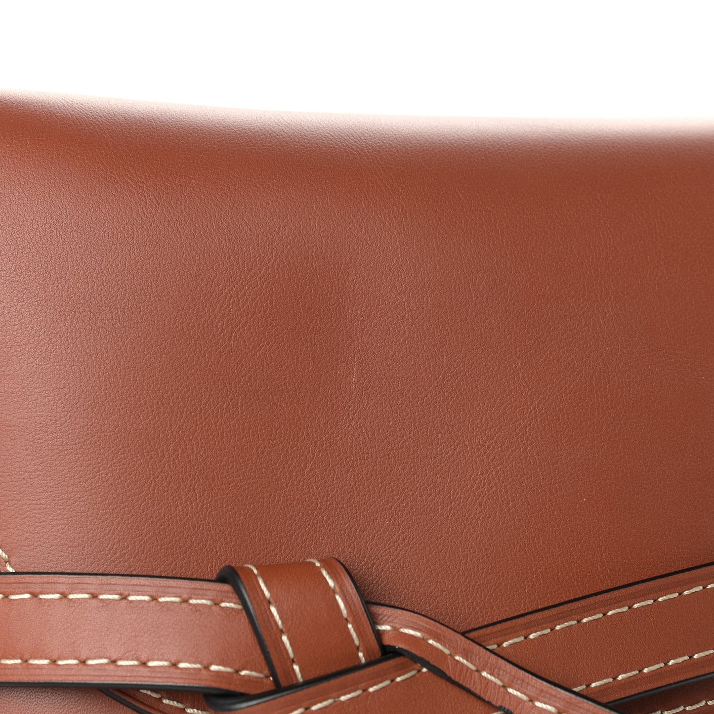 Calfskin Small Gate Crossbody Bag Rust