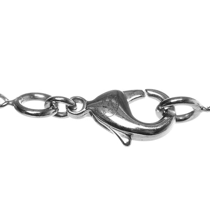 Chanel Large Baroque CC Necklace Silver 4 of 4