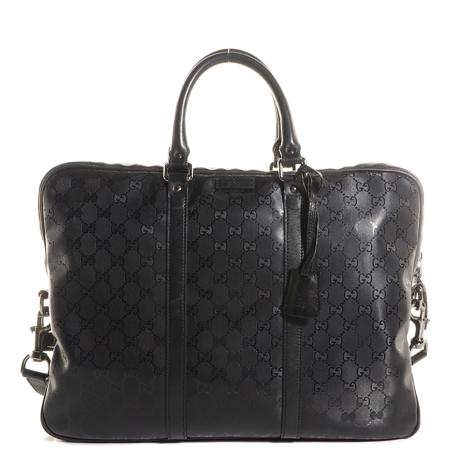 Gucci Imprime Monogram Medium Briefcase Black 1 of 9