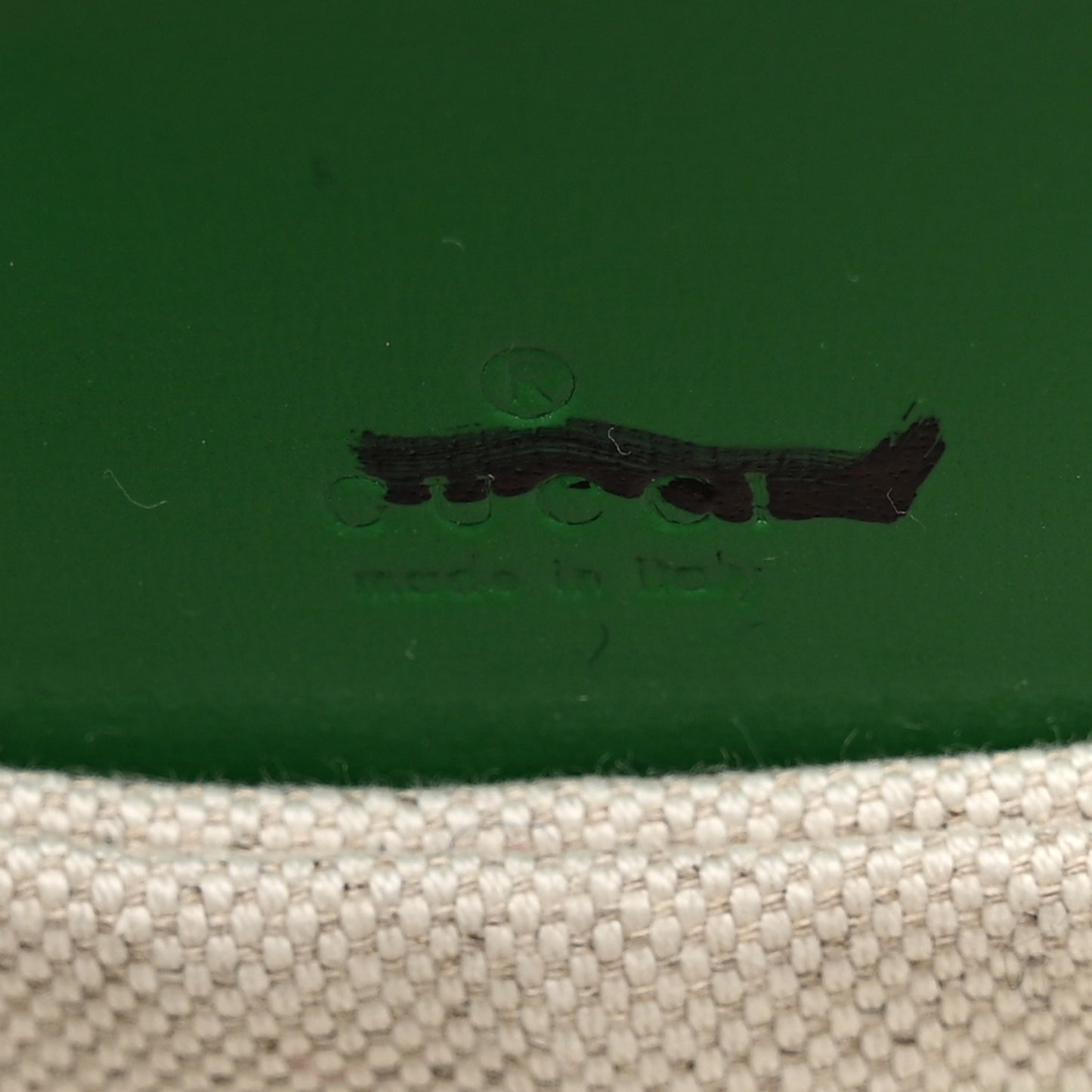 Boarded Dyana Lux Calfskin Web Mini Bamboo 1947 Top Handle Bag Spring Green