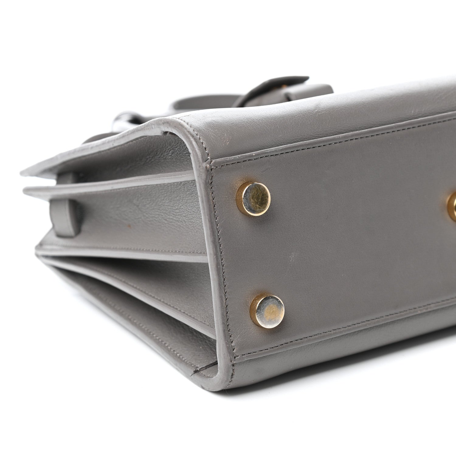 Saint Laurent Calfskin Nano Sac De Jour Fog 10 of 11