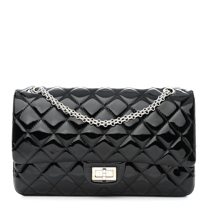 Chanel Patent Quilted 2.55 Reissue 227 Flap Black 1 of 12