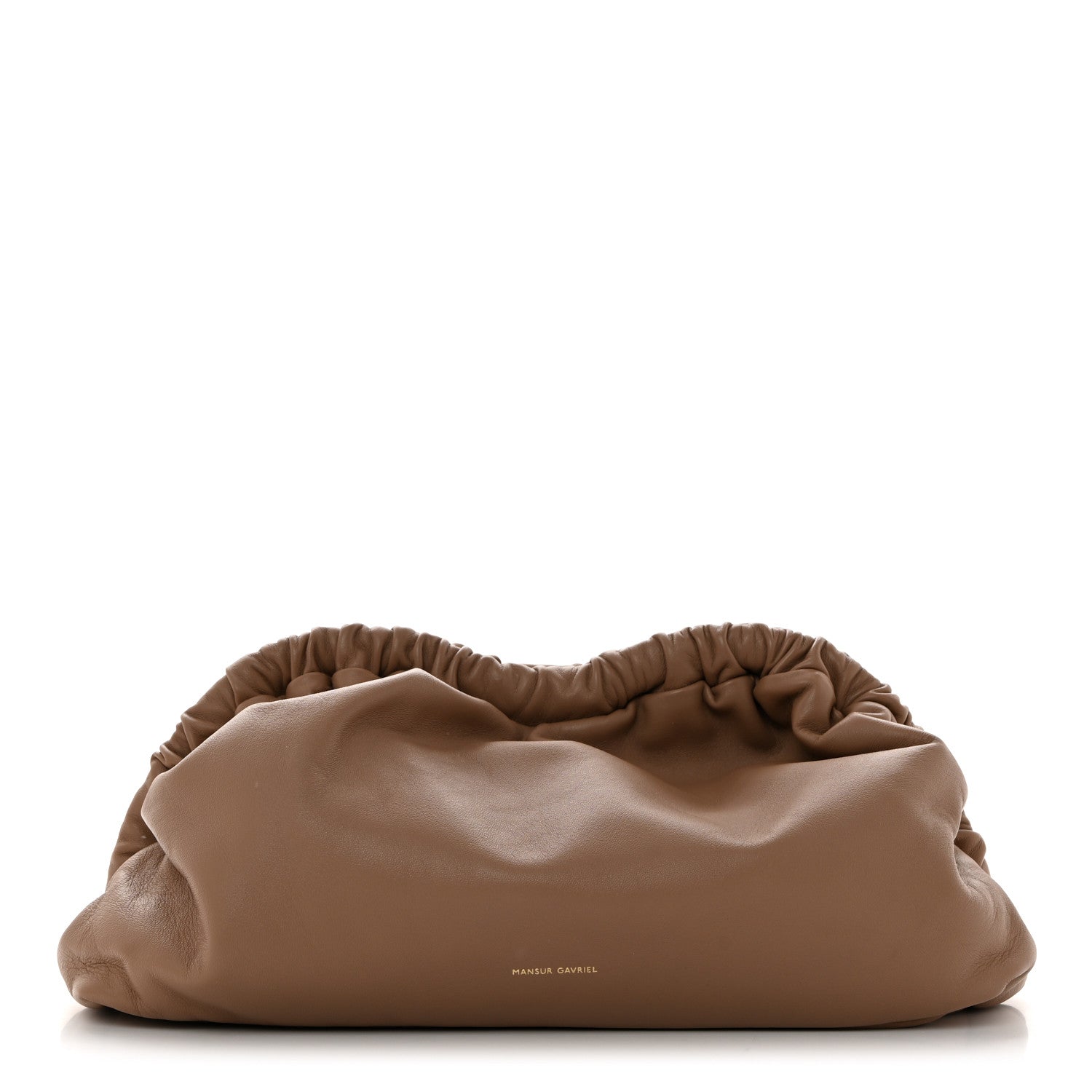 Mansur Gavriel Lambskin Cloud Clutch Biscotto 1 of 7