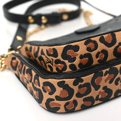 Louis Vuitton Empreinte Monogram Giant Wild At Heart Multi Pochette Accessories Black 9 of 10