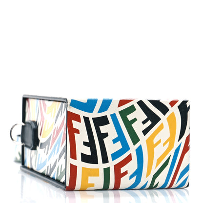 Fendi X SARAH COLEMAN Vitello Grace Light FF Vertigo Box Bag White Ice Multicolor 4 of 9