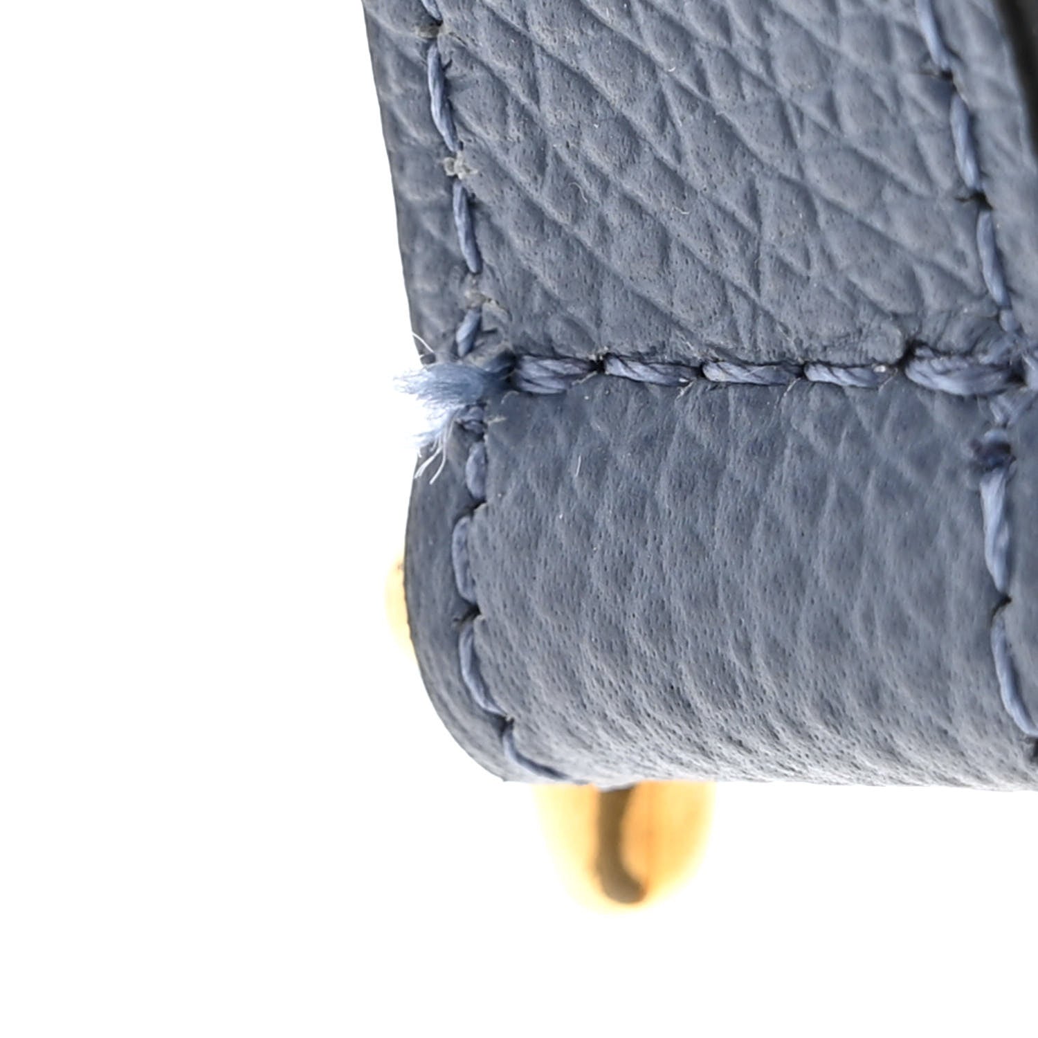 Christian Dior Grained Calfskin Saddle Bag Sky Blue 11 of 11