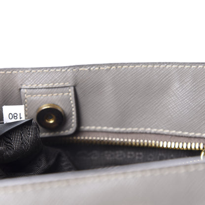 Prada Saffiano Lux Small Tote Argilla 11 of 13