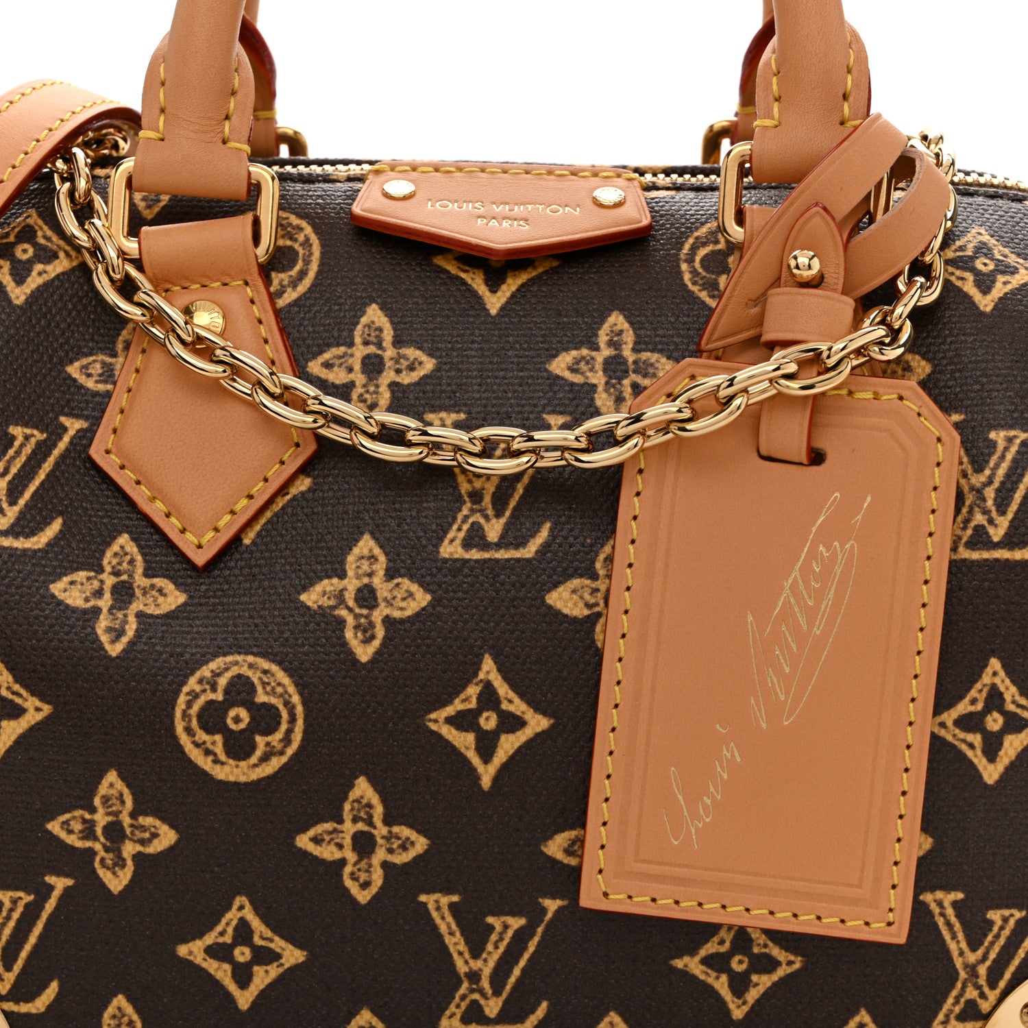 Louis Vuitton パース ブラウン Louis Vuitton Brown Monogram Canvas Speedy 30cm CB1050 | Xupes