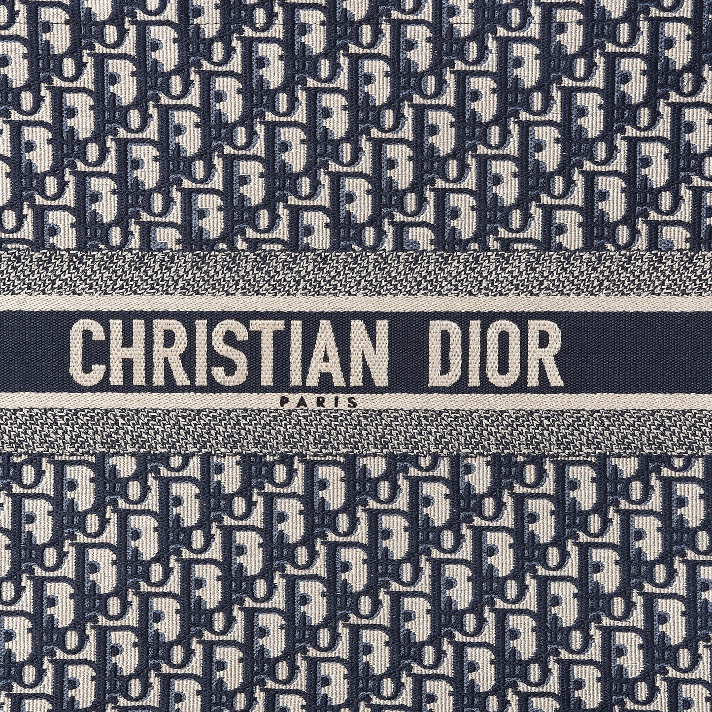 Oblique Book Tote Blue Multicolor