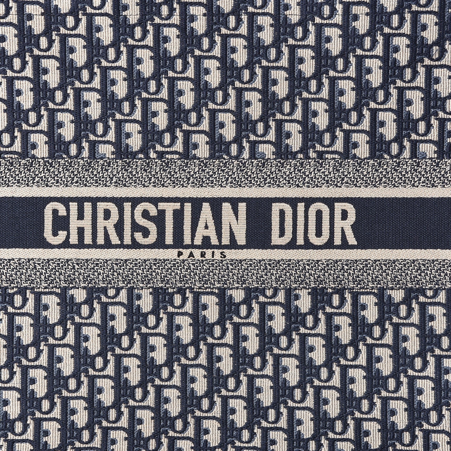 Christian Dior Oblique Book Tote Blue Multicolor 10 of 10